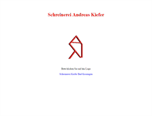 Tablet Screenshot of kiefer-schreinerei.de